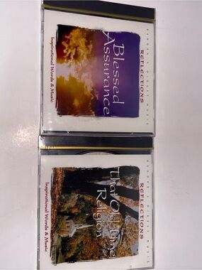 2 CD’s Reflections Blessed Assurance That Old Time Religion Inspirational Words